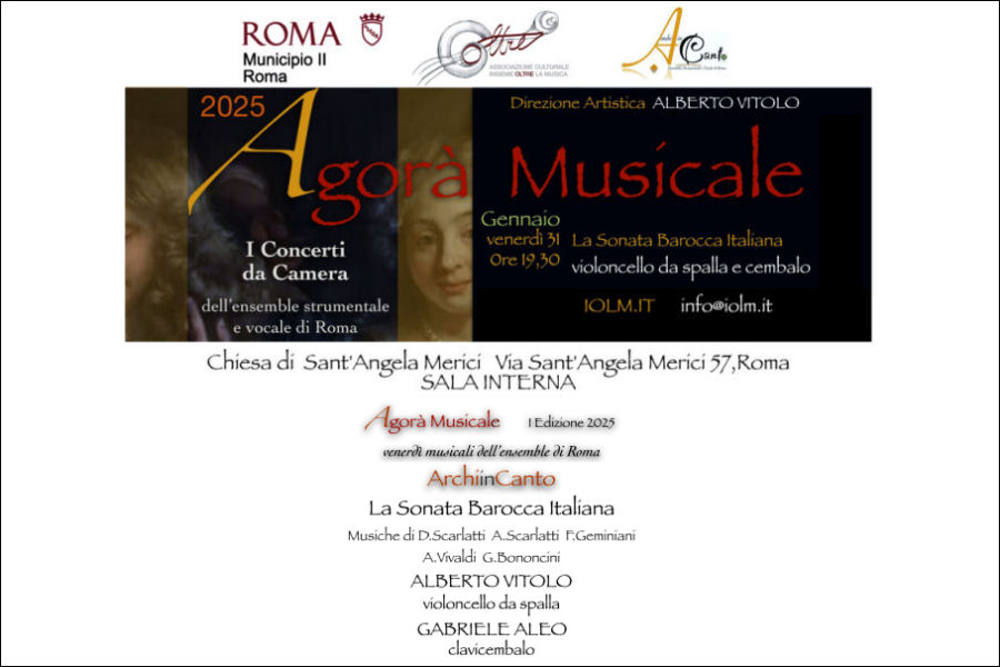 Primo Concerto della Rassegna Agorà Musicale - La Sonata Barocca Italiana